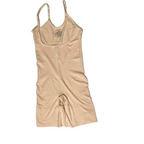 Yummie Nude Cooling Bustless Torsette Body Suit Shapewear Smoothing M/L - Picture 4 of 5